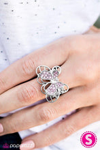 Load image into Gallery viewer, Paparazzi Paparazzi -Butterfly Banquet - Pink Ring Jewelry