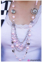 Load image into Gallery viewer, All the Trimmings Pink Pearl Necklace - Paparazzi Accessories - Paparazzi Accessories