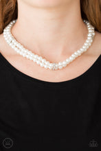 Load image into Gallery viewer, Paparazzi -  On Your Party Dress - White Pearl Choker Necklace - Paparazzi Accessories