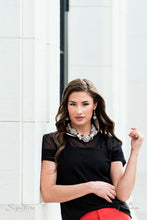 Load image into Gallery viewer, The Barbara-Black  Zi Necklace-Paparazzi Accessories - Paparazzi Accessories