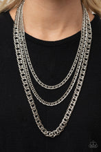 Load image into Gallery viewer, Paparazzi Paparazzi - Chain of Champions - Silver Necklace Jewelry