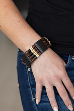 Load image into Gallery viewer, Paparazzi - Aruba Attire - Black Wood Bracelet