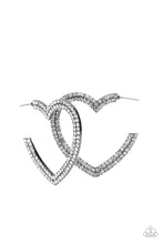 Load image into Gallery viewer, Paparazzi Paparazzi - AMORE to Love - Black Hoop Earrings Jewelry