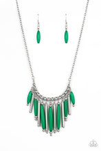 Load image into Gallery viewer, Paparazzi - Bohemian Breeze - Green Necklace