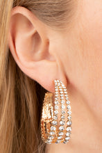 Load image into Gallery viewer, Paparazzi - Cosmopolitan Cool - Gold Earrings