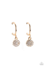 Load image into Gallery viewer, Paparazzi - Bodacious Ballroom - Gold Earrings