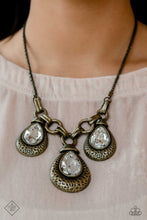 Load image into Gallery viewer, Paparazzi -  Built Beacon - Brass Necklace