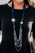 Load image into Gallery viewer, All the Trimmings Brown Pearl Necklace -  Paparazzi Accessories - Paparazzi Accessories