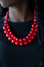 Load image into Gallery viewer, Caribbean Cover Girl Red Necklace - Paparazzi Accessories - Paparazzi Accessories