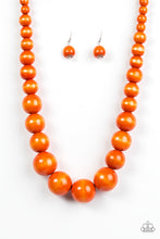 Load image into Gallery viewer, Effortlessly Everglades Green Wood Necklace - Paparazzi Accessories - Paparazzi Accessories