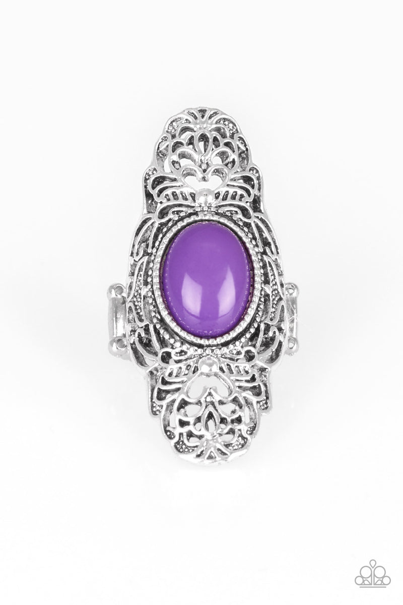 Paparazzi Flair for the Dramatic Purple Ring .Accessories