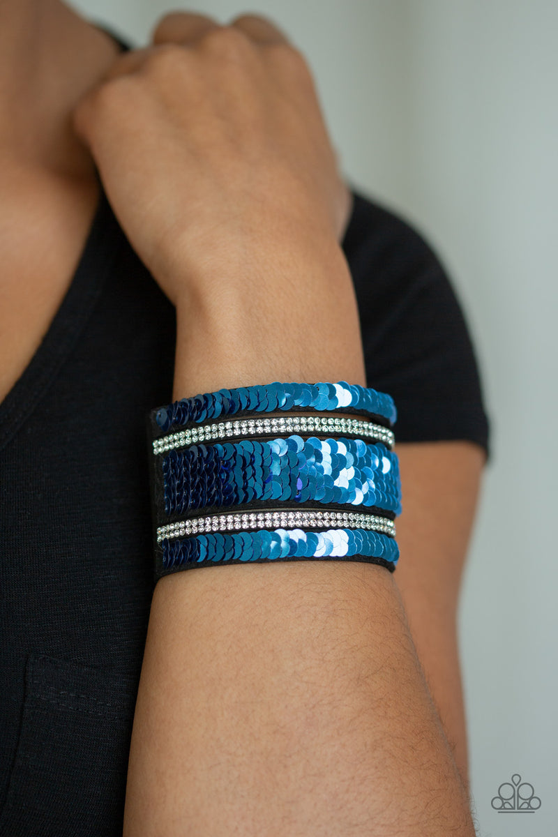 Paparazzi pink mermaid bracelet discount