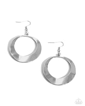 Load image into Gallery viewer, Paparazzi - Urban Eclipse - Silver Earrings