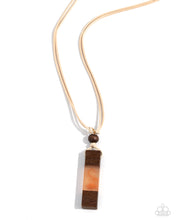 Load image into Gallery viewer, Paparazzi - Timber Totem - Orange Necklace