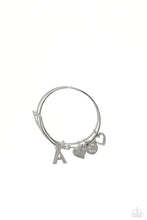 Load image into Gallery viewer, Paparazzi - Making It INITIAL - Silver - &quot;A &quot;Bracelet