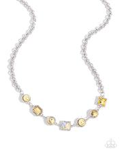 Load image into Gallery viewer, Paparazzi - Bejeweled Bravado - Yellow Necklace