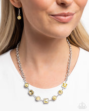 Load image into Gallery viewer, Paparazzi - Bejeweled Bravado - Yellow Necklace