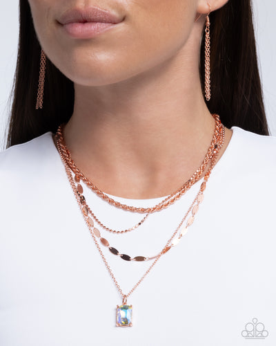 Paparazzi - Partnership Promise - Copper Necklace