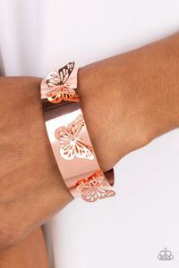 Paparazzi - Magical Mariposas - Copper Bracelet