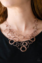 Load image into Gallery viewer, Paparazzi - Main Street Mechanics - Copper Necklace - Paparazzi Accessories