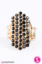 Load image into Gallery viewer, You Can Call Me Queen Bee - Black Ring - Paparazzi Accessories - Paparazzi Accessories
