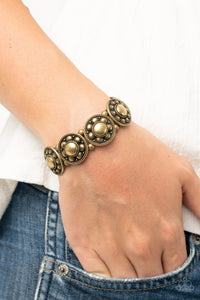 Paparazzi- Rural Fields- Brass Bracelet - Paparazzi Accessories