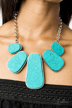 Load image into Gallery viewer, Monumental Turquoise Blue  Zi Collection Necklace Paparazzi Accessories