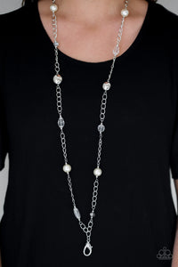 Only For Special Occassions -White Lanyard - Paparazzi Accessories - Paparazzi Accessories