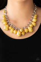 Load image into Gallery viewer, Paparazzi - Gorgeously Globetrotter-Yellow Necklace - Paparazzi Accessories