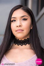 Load image into Gallery viewer, Paparazzi - Vixen Vogue - Black Vintage Choker - Paparazzi Accessories