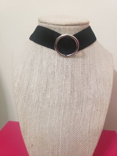 Paparazzi - Retro Black - Choker Necklce - Paparazzi Accessories