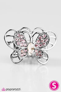 Paparazzi Paparazzi -Butterfly Banquet - Pink Ring Jewelry