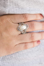 Load image into Gallery viewer, Positively Posh - White Pearl Ring -Paparazzi Accessories - Paparazzi Accessories