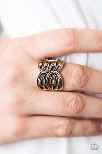 Paparazzi Paparazzi - The Glory DAZE - Brass Ring Apparel & Accessories