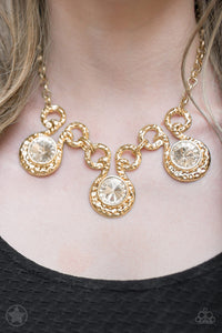 Hypnotized - Gold Necklace - Paparazzi Accessories - Paparazzi Accessories