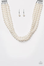 Load image into Gallery viewer, Vintage Romance - White Pearl Choker- Paparazzi Accessories - Paparazzi Accessories