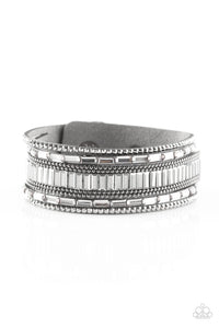 Paparazzi - Spectacular Shimmer - Silver Urban Bracelet - Paparazzi Accessories