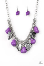Load image into Gallery viewer, Change Of Heart - Purple Necklace - Paparazzi Accessories - Paparazzi Accessories