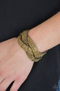 Paparazzi - Nice Girls Finish Last - Brass Bracelet - Paparazzi Accessories