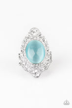 Load image into Gallery viewer, Riviera Royalty - Blue Ring - Paparazzi Accessories - Paparazzi Accessories