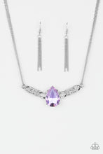 Load image into Gallery viewer, Way To Make An Entrance - Purple Necklace - Paparazzi Accessories - Paparazzi Accessories