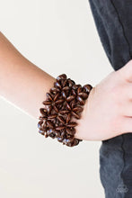 Load image into Gallery viewer, Paparazzi Paparazzi - Hawaii Haven Brown Wood Bracelet Apparel &amp; Accessories