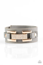 Load image into Gallery viewer, Paparazzi - Going Platinum - Gold Urban Bracelet - Paparazzi Accessories