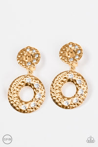 Sophisticated Shimmer - Gold Earrings - Paparazzi Accessories - Paparazzi Accessories