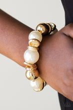 Load image into Gallery viewer, Rockin&#39; Rockefeller - Gold Bracelet - Paparazzi Accessories - Paparazzi Accessories