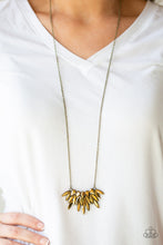 Load image into Gallery viewer, Paparazzi - Crowning Moment - Brass Necklace - Paparazzi Accessories