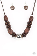 Load image into Gallery viewer, Paparazzi - Grand Turks Getaway - Brown Necklace - Paparazzi Accessories