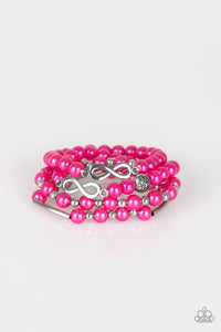 Paparazzi - Limitless Luxury - Pink Bracelet - Paparazzi Accessories