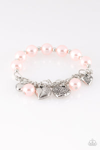 More Amour - Pink Pearl Bracelet - Paparazzi Accessories - Paparazzi Accessories