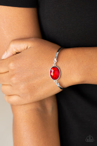Definitely Dashing Red Bracelet - Paparazzi Accessories - Paparazzi Accessories
